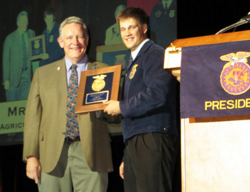 Paul Receives An Award